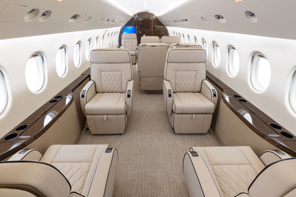 Duncan Aviation завершила элегантную модернизацию Falcon 900EX