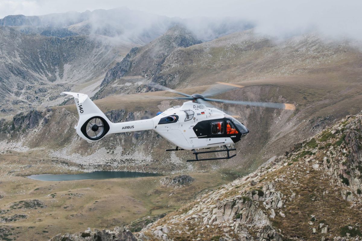 Новый вертолёт Airbus H140 успешно проходит лётные испытания