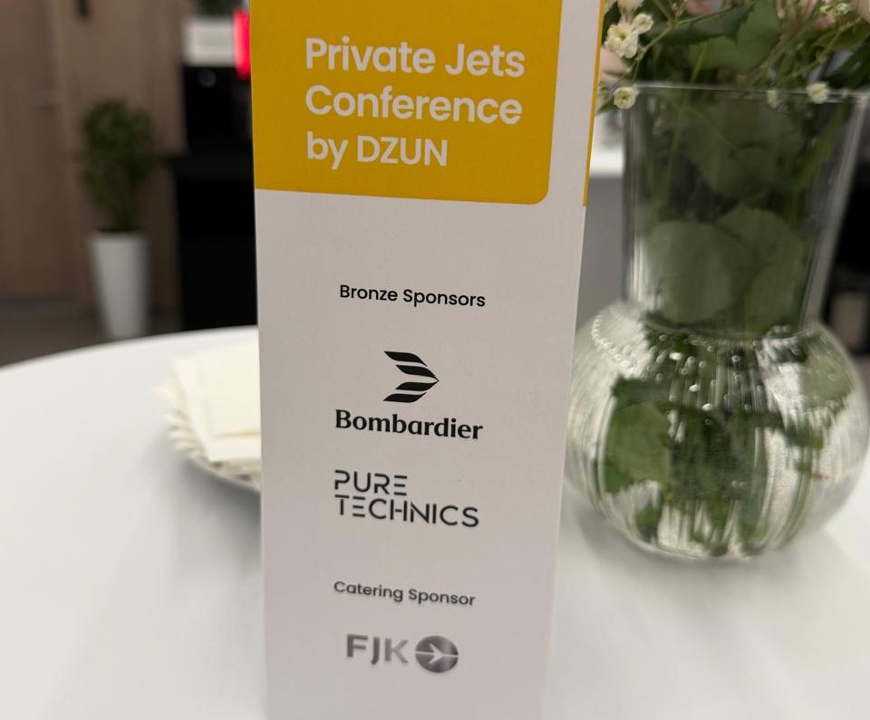 Pure Technics выступил спонсором конференции Private Jets Conference by DZUN