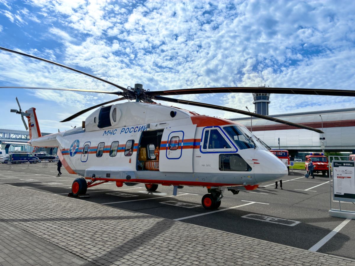 Ростех впервые представил арктический вертолёт Ми-38ПС с рекордной дальностью полёта