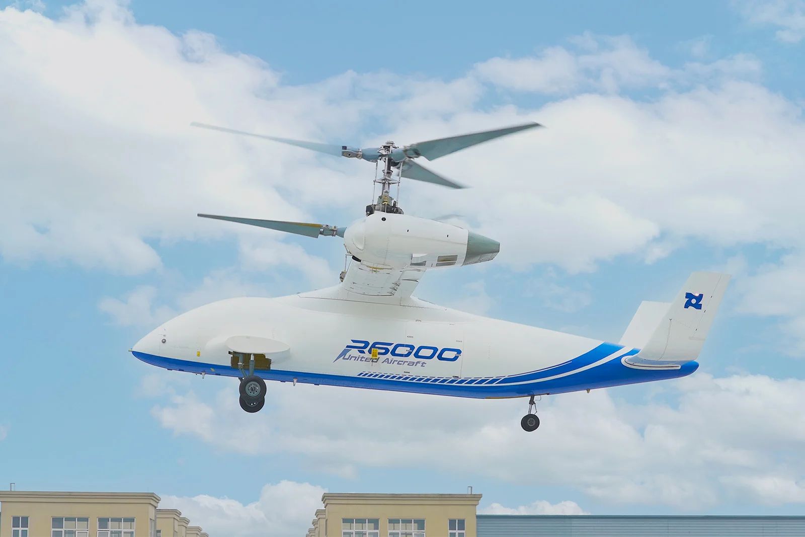 Китайская компания United Aircraft Group разрабатывает гражданский конвертоплан R6000
