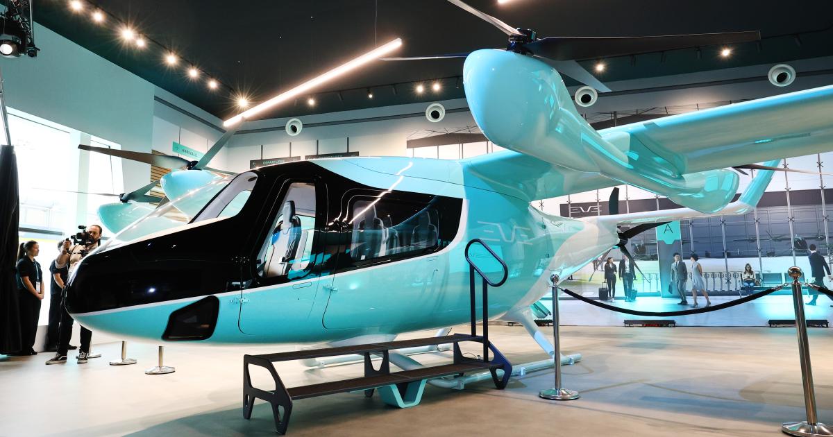 Eve показала свой еVTOL широкой публике