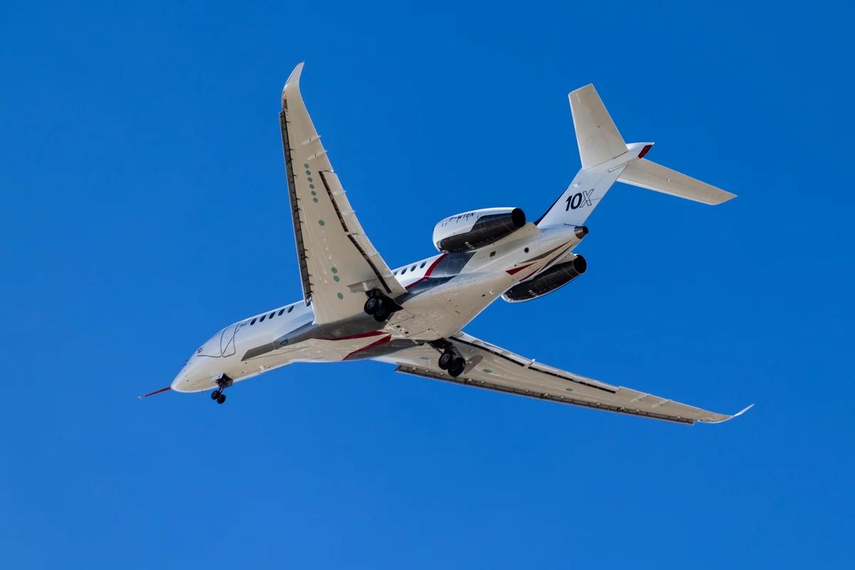 Dassault Aviation приступила к лётным испытаниям второго прототипа Falcon 10X