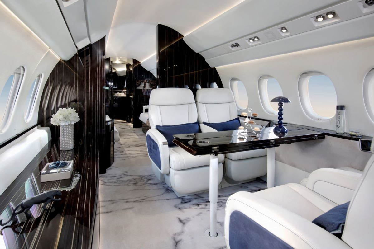 Global Jet пополнила чартерный парк новым Dassault Falcon 6X