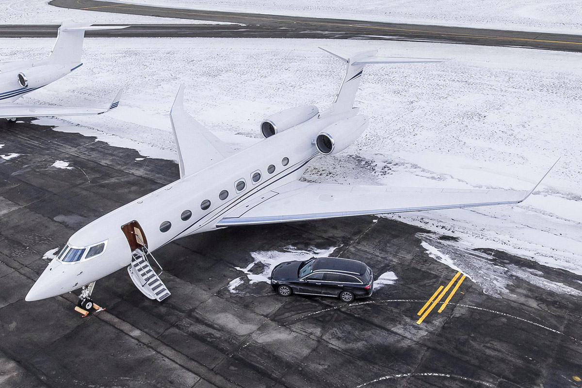 Налёт ведущих операторов бизнес-авиации с ноября по январь