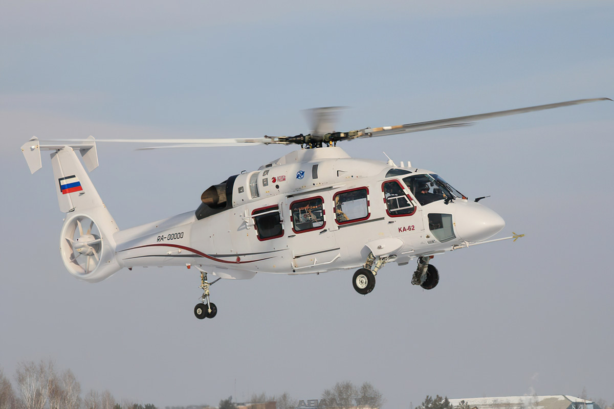 Новейший вертолет Ка-62 сертифицирован в России