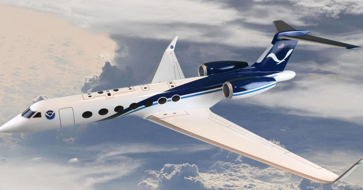 G550 – борец с ураганами
