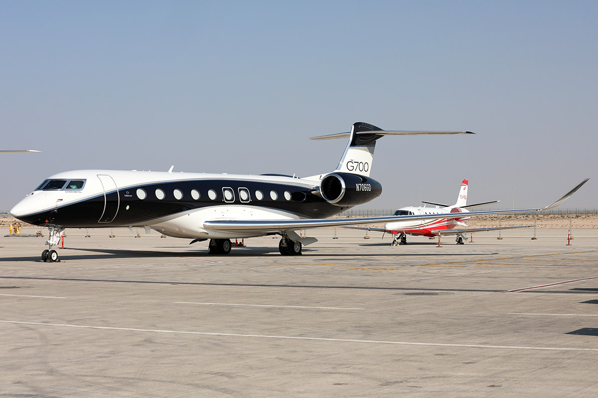 Gulfstream G700 возвращается на выставку MEBAA