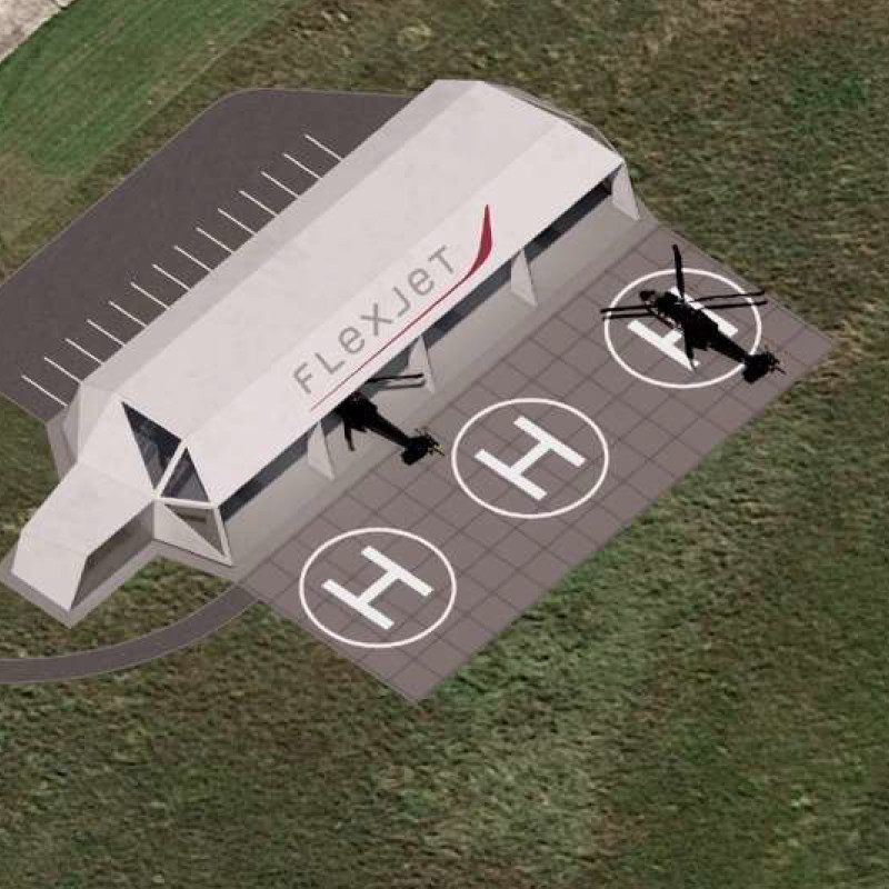 Flexjet построит собственный вертолетный центр в Великобритании