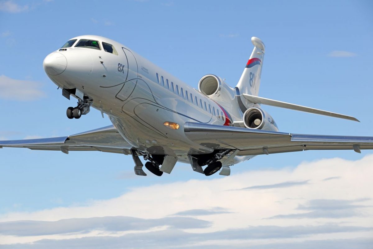 Union Aviation добавил в свой парк первый Falcon 8X