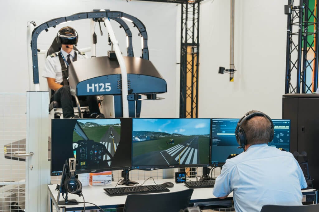 FAA одобрило VR-симулятор Airbus H125 от Loft Dynamics на Уровне 7