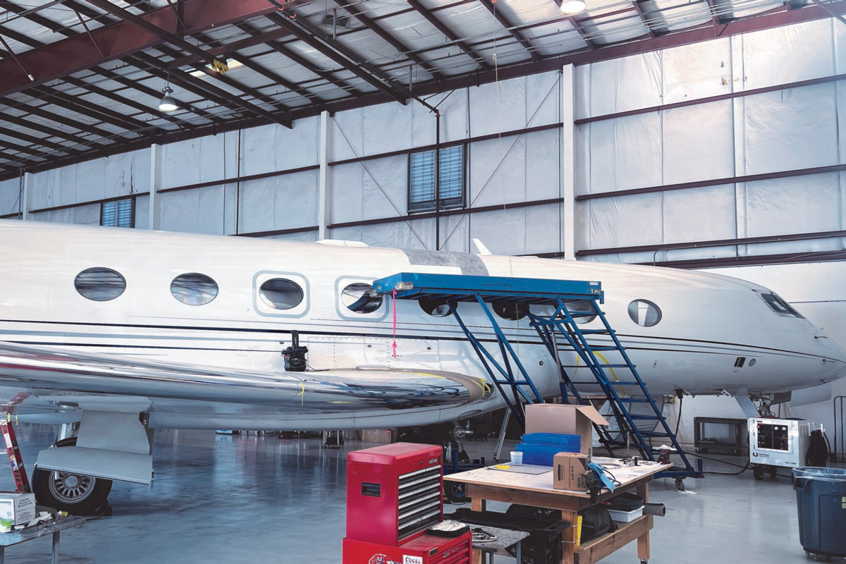 Thornton Aviation установила систему Starlink на G650