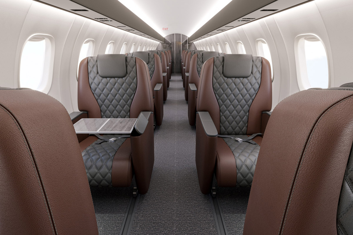 Региональный Embraer ERJ-135 превращается в деловой