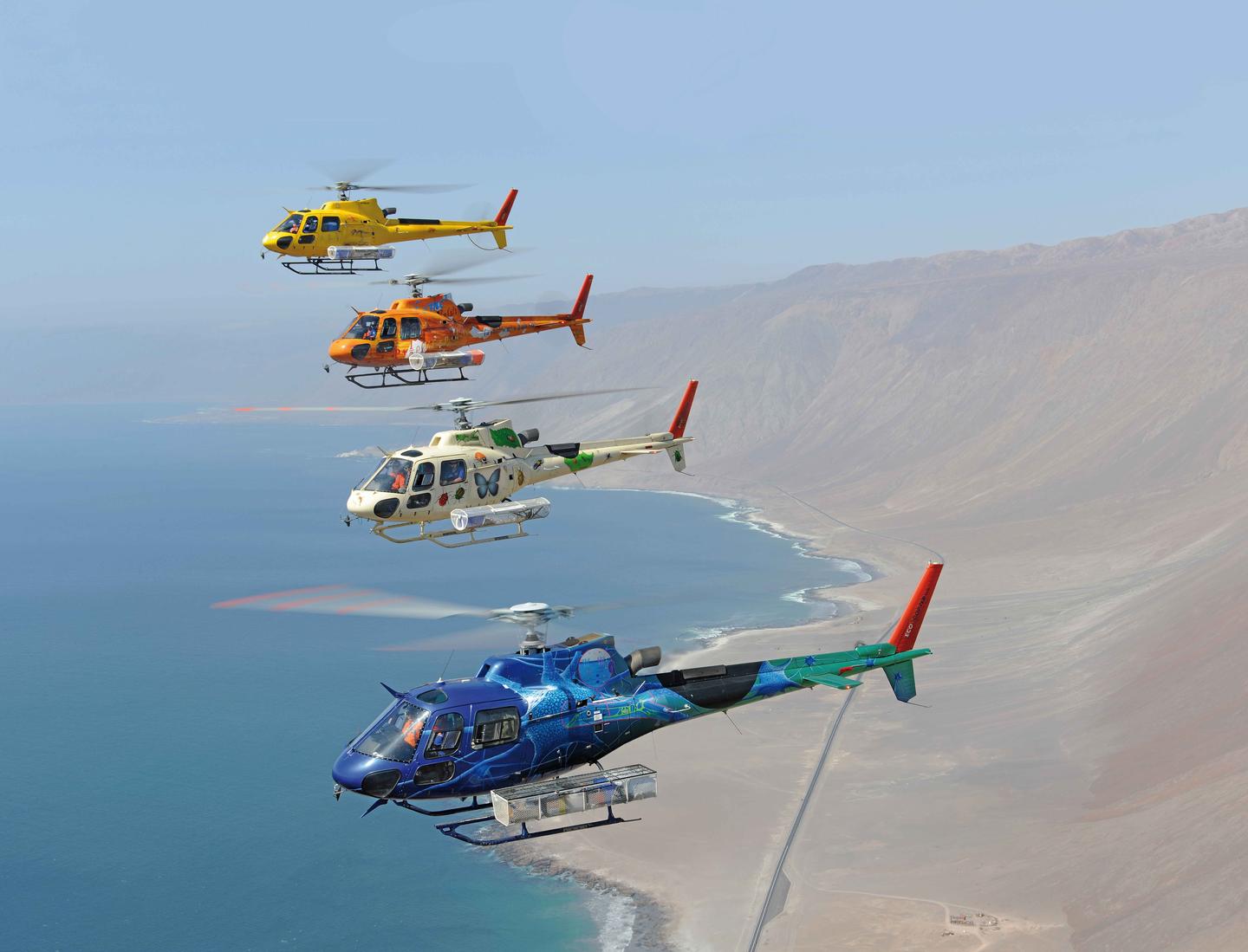 Чилийский Ecocopter заказывает три H125 и один H145