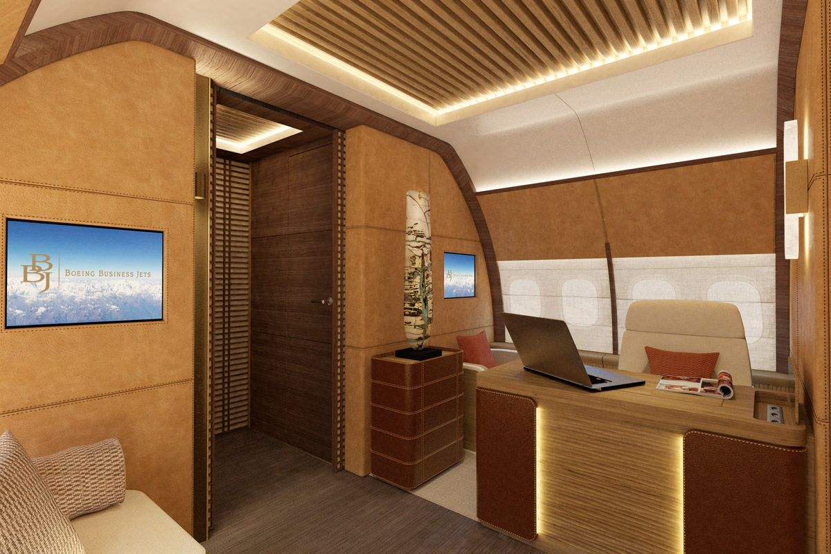 Mark Berryman Design: создание интерьера BBJ MAX не только новые задачи, но и новые возможности