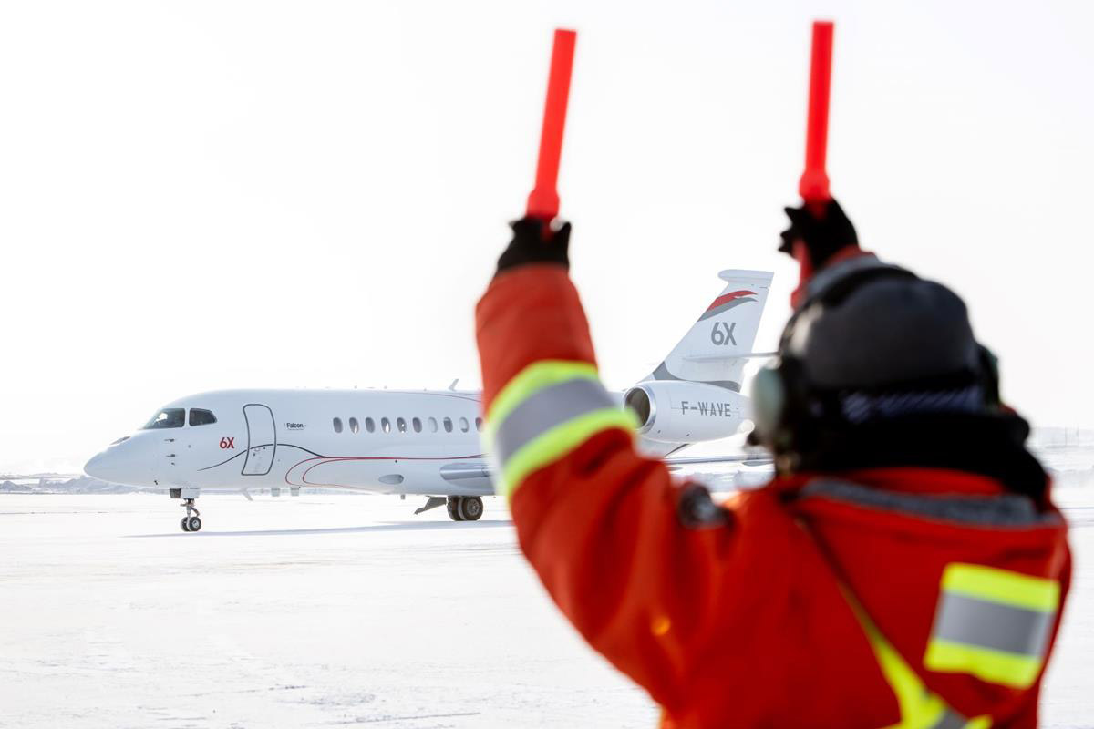 Falcon 6X успешно прошел низкотемпературные тесты
