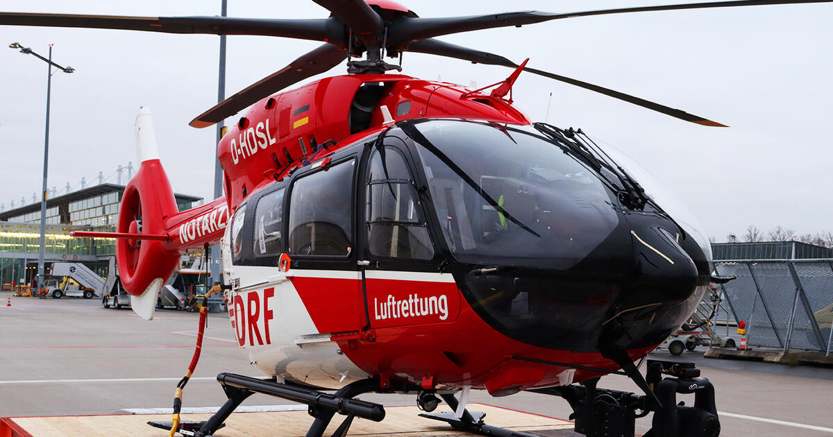 DRF Luftrettung завершает первое переоборудование в пятилопастный H145 своими силами