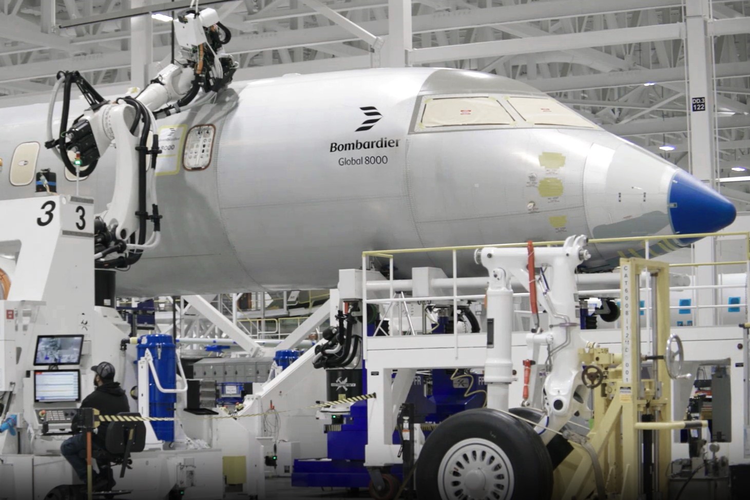 Bombardier Global 8000 находится на стадии окончательной сборки