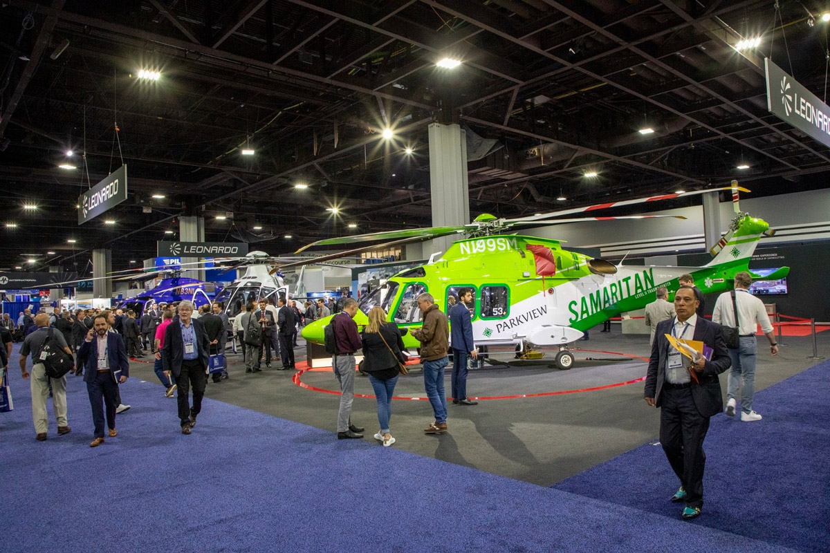 В Leonardo отчитались по Heli-Expo 2023
