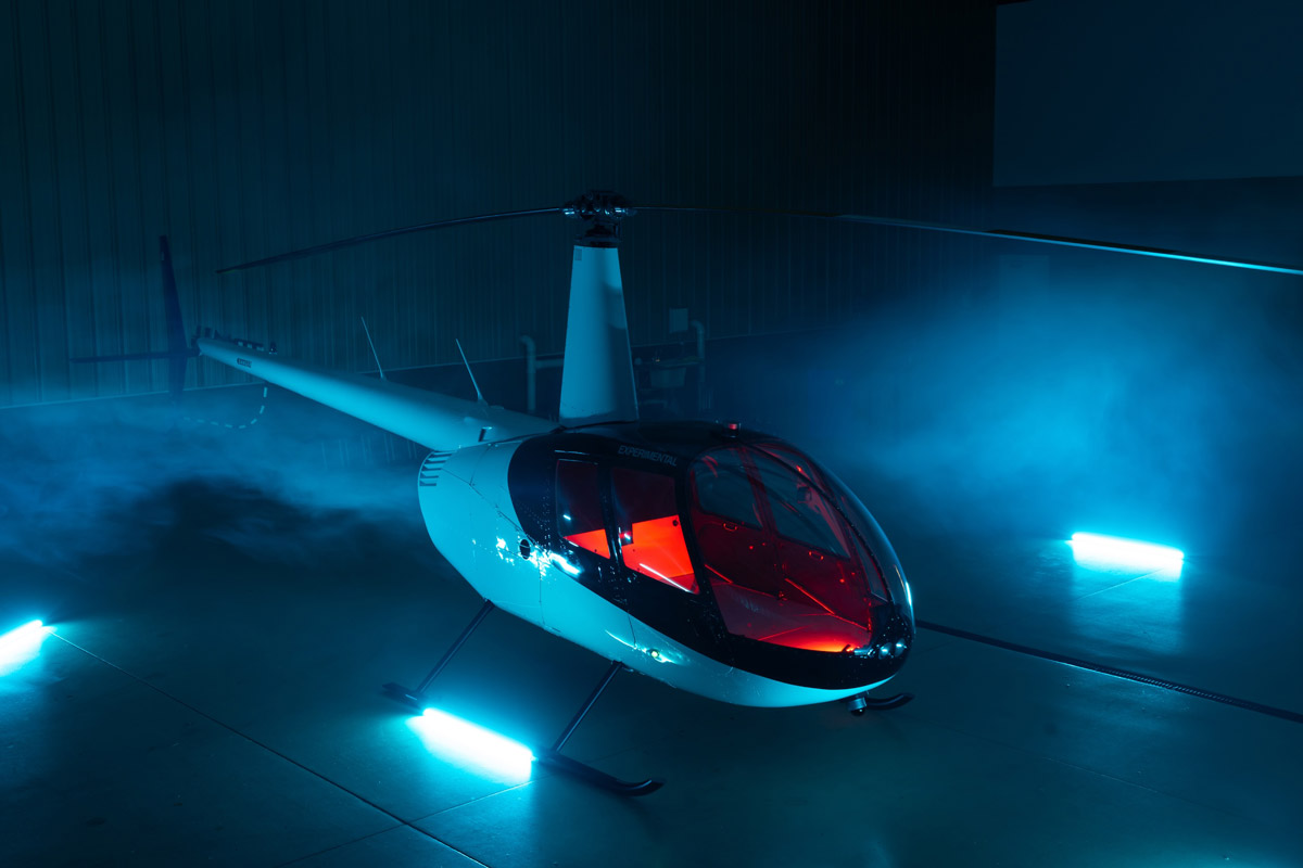 Компания Rotor представляет беспилотный вертолет на основе Robinson R44