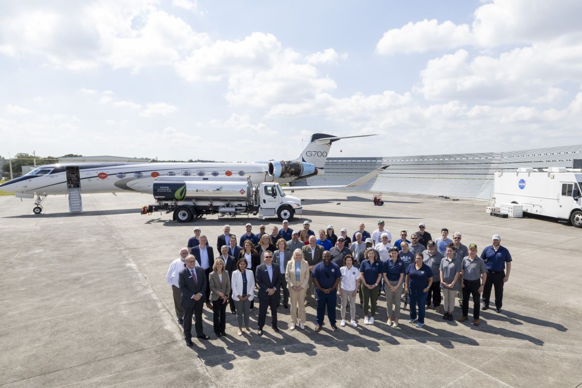 Gulfstream завершает испытания на выбросы экологически чистого авиационного топлива с нулевым содержанием серы