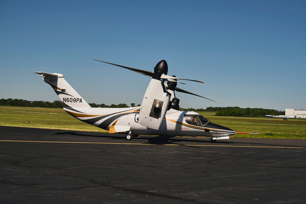 Первый серийный AW609 готовится к первому полету