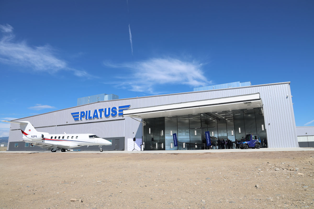 Pilatus открывает новый покрасочный цех в Колорадо
