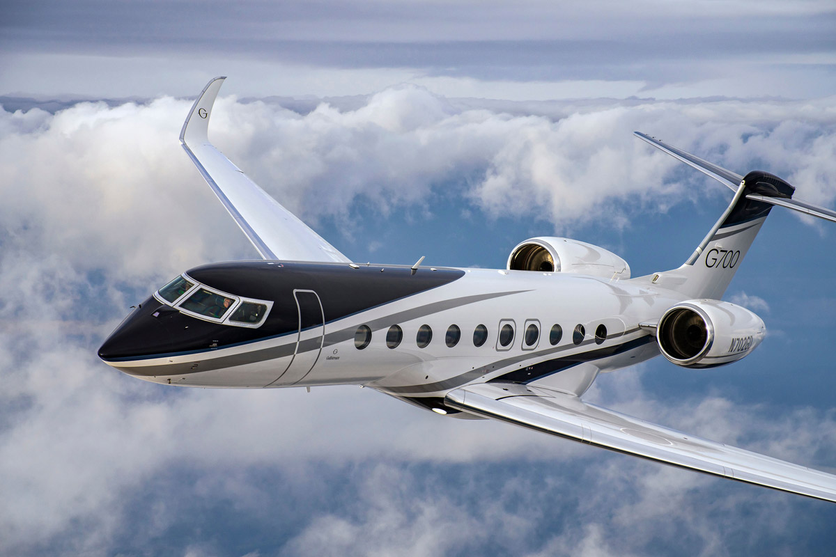Gulfstream объявляет об увеличении дальности и скорости G700