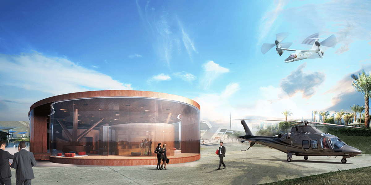 Leonardo и Falcon Aviation Services построят инновационный вертолетный терминал