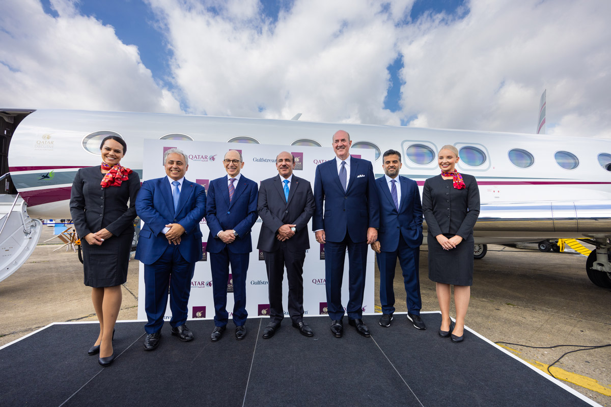 Qatar Airways представила Gulfstream G700 на 54-м парижском авиасалоне