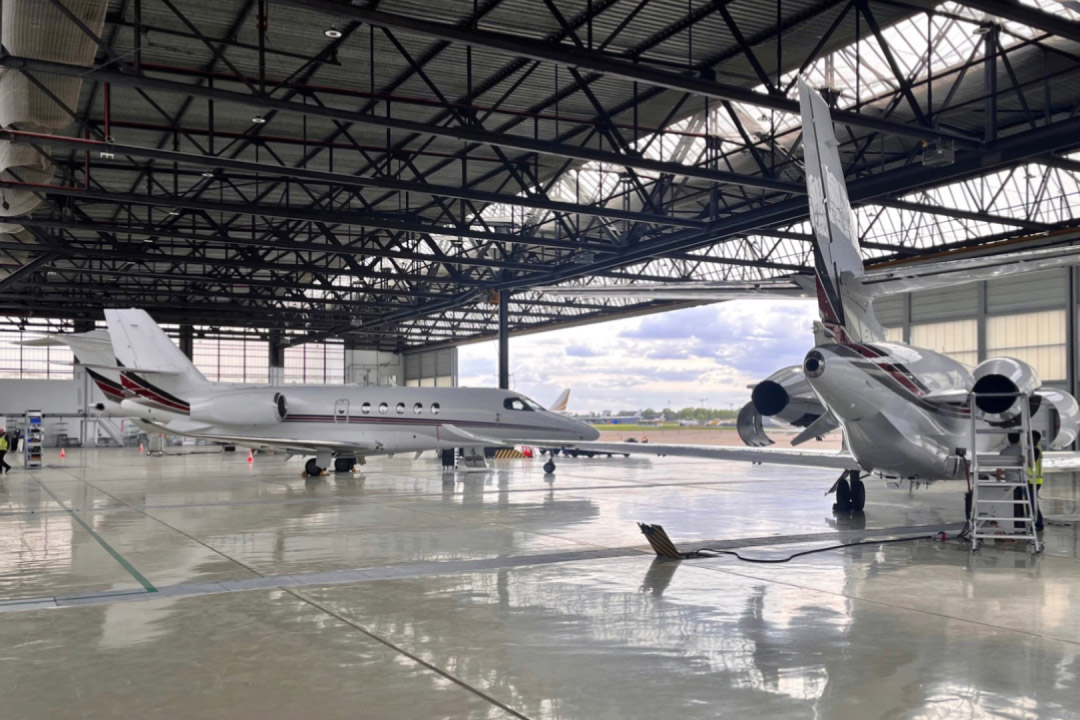 NetJets открыла новый техцентр в Париже