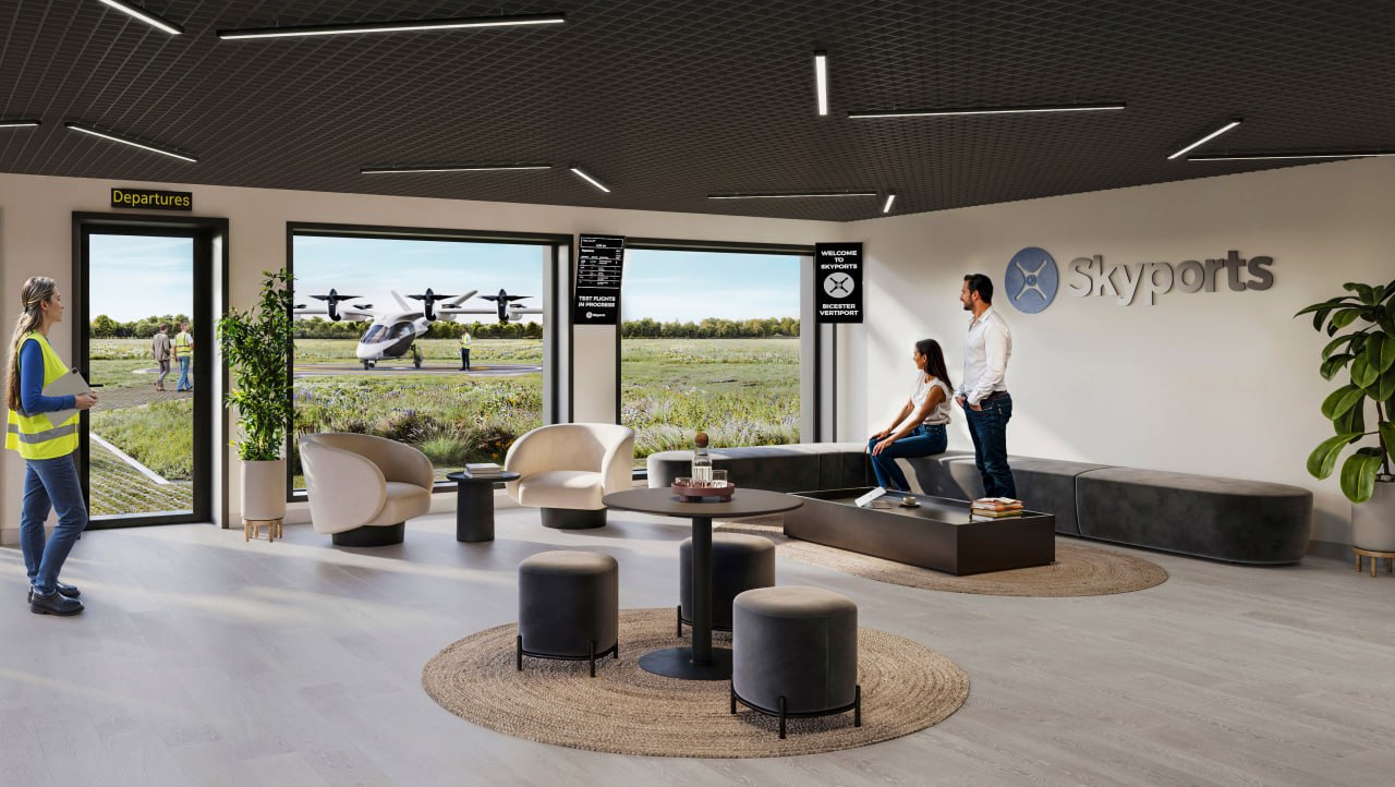 Британская Skyports Infrastructure представила свой проект вертипорта