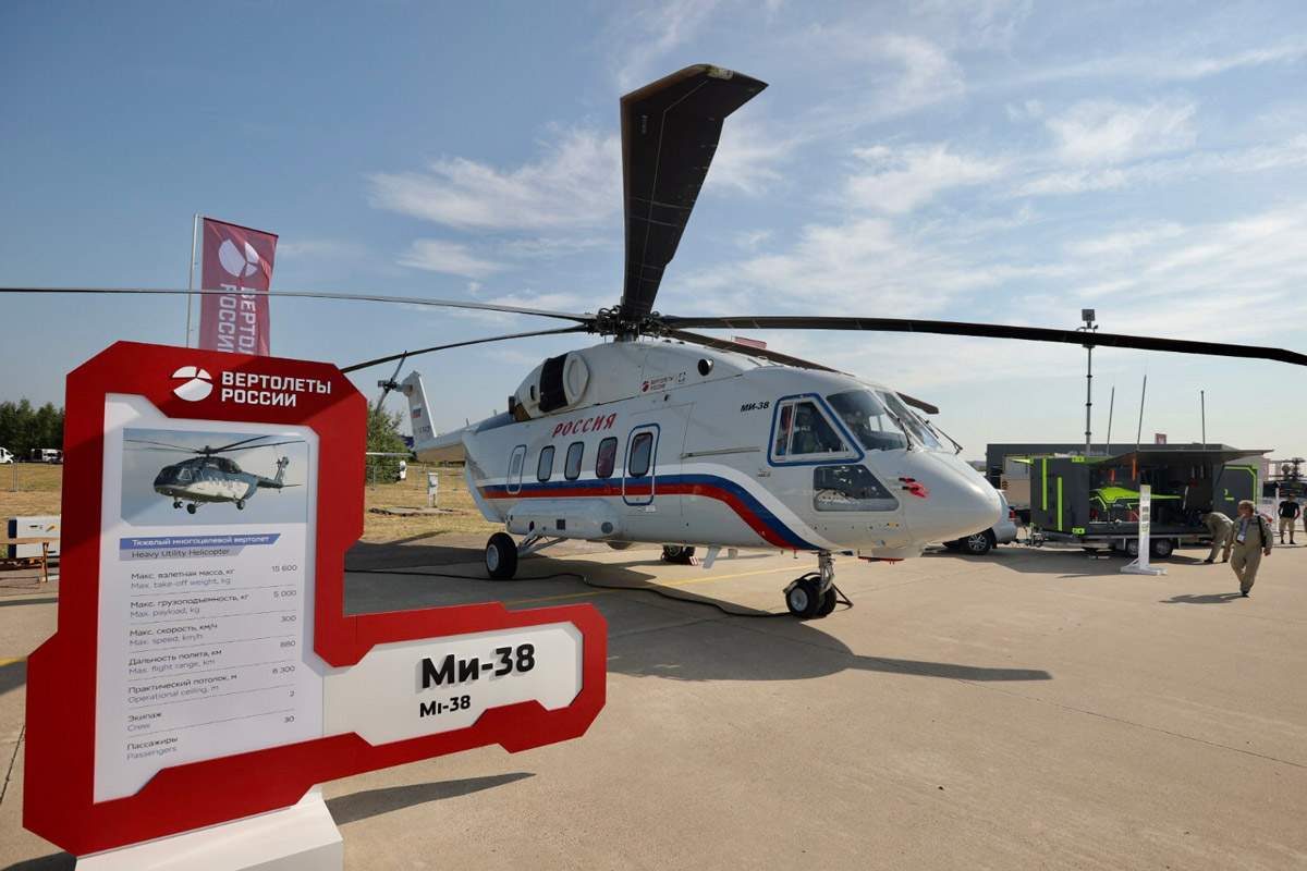Росавиация сертифицировала противообледенительную систему Ми-38