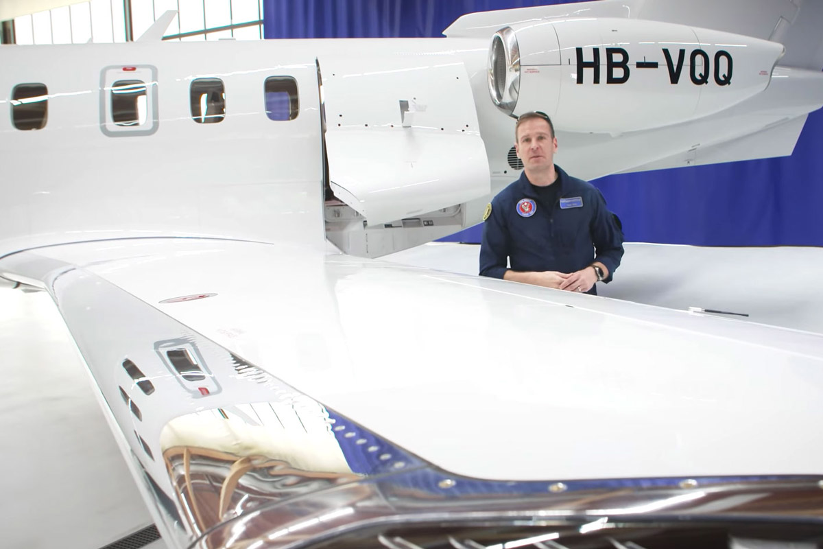 Pilatus представляет видеотур по PC-24