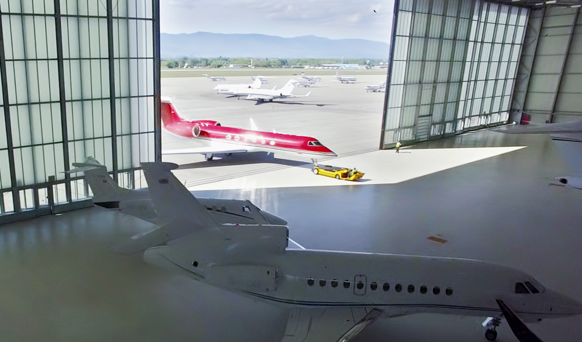 Geneva Airpark: очень высокий спрос на ангарное хранение и дневные пакеты