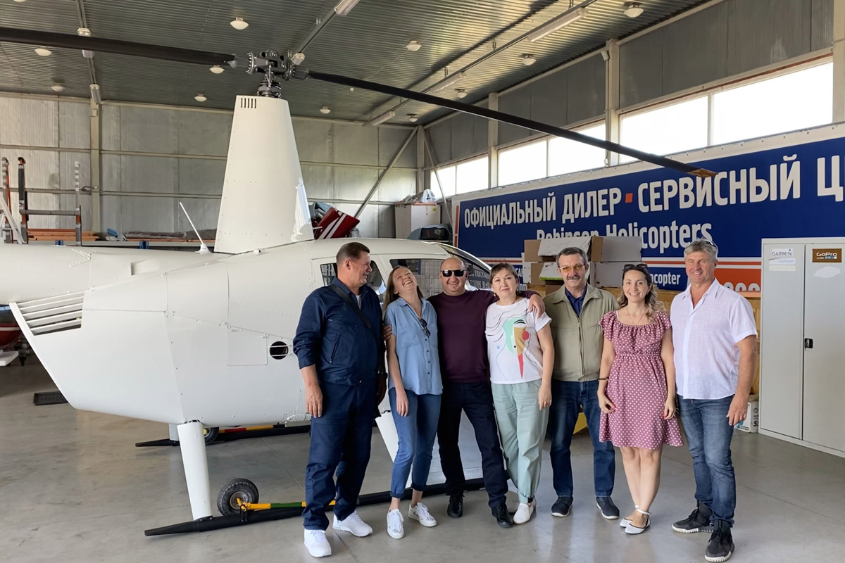 ХелиКо Групп поставила еще два новых вертолета Robinson