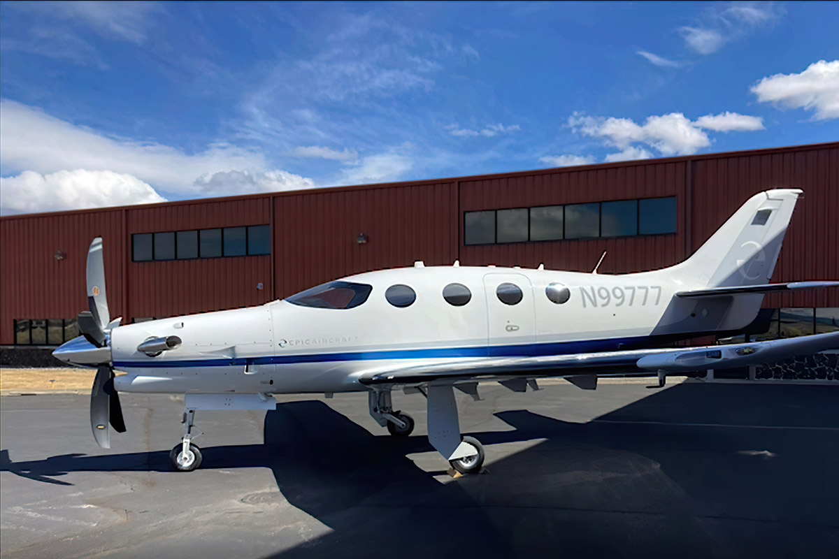Модернизированный Epic E1000 GX получил одобрение FAA