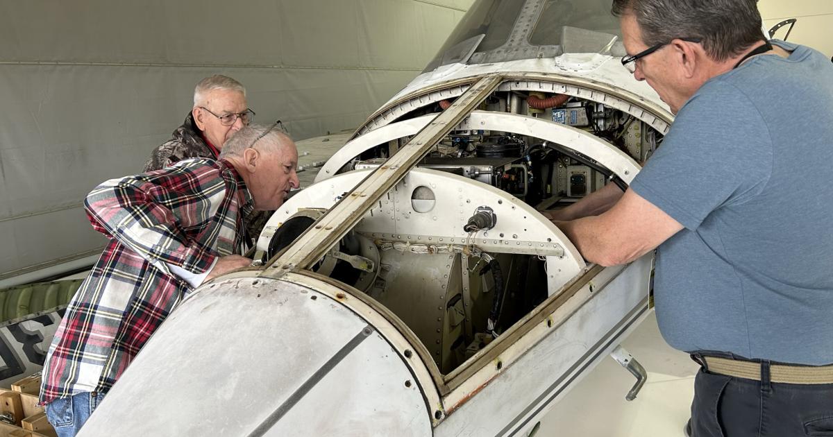 Началась реставрация первого серийного Lear Jet
