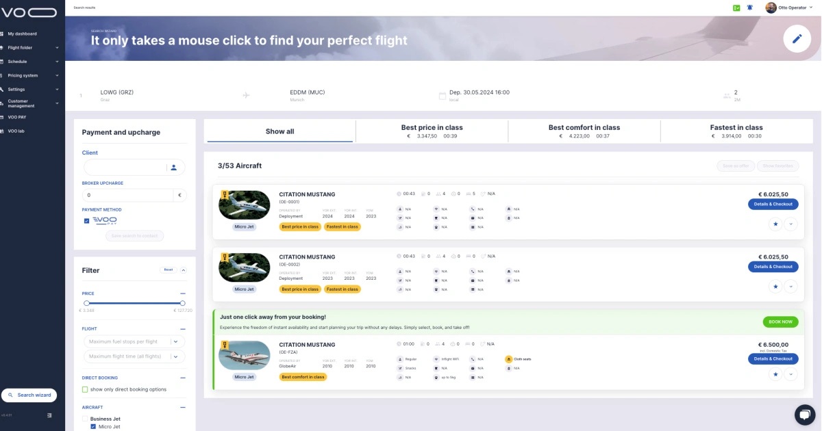 GlobeAir и онлайн-платформа VOO упростят процесс бронирования