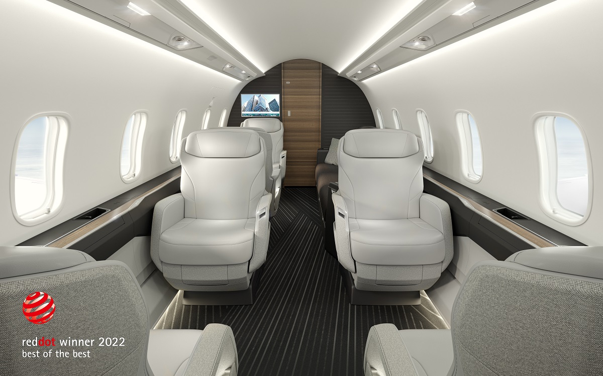 Bombardier Challenger 3500 был удостоен награды Red Dot