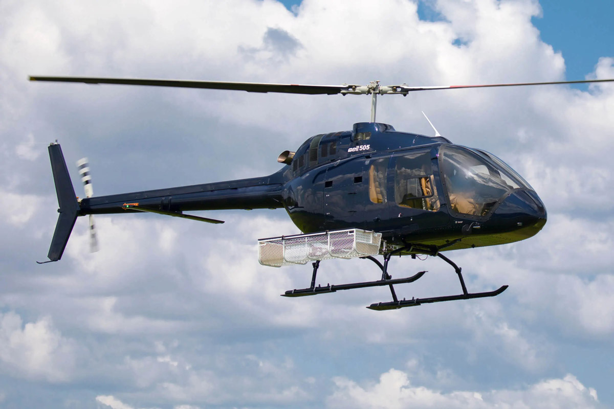 В полет на Bell 505 теперь можно взять лыжи