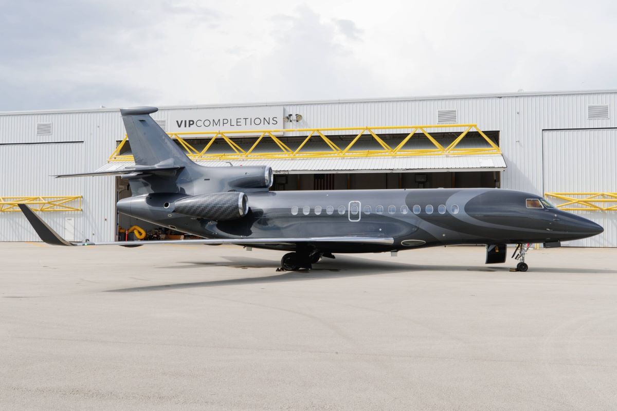 VIP Completions и ARRCC представили обновленный Dassault Falcon 7X