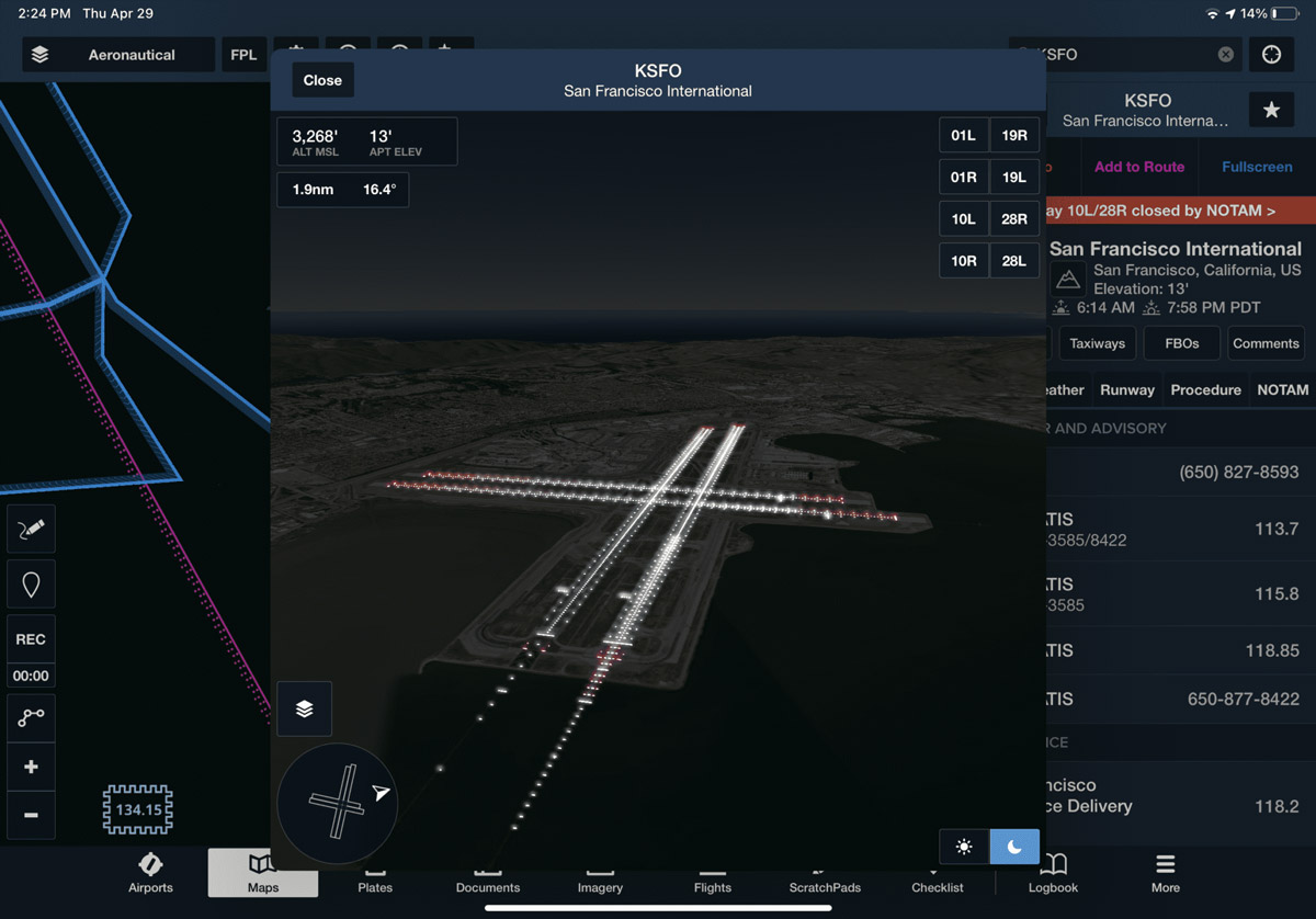 Пилотам HondaJet доступна программа ForeFlight Runway Analysis