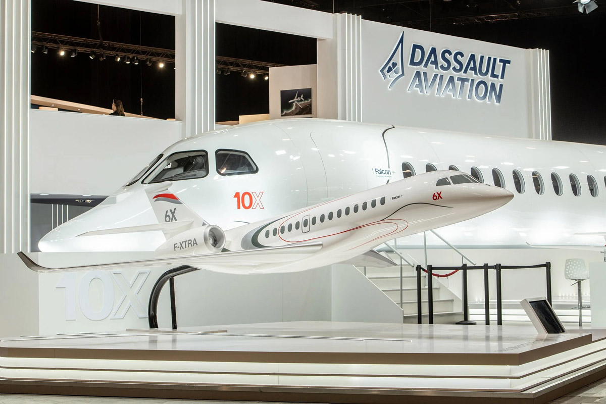В Dassault назвали сроки ввода в эксплуатацию Falcon 10X