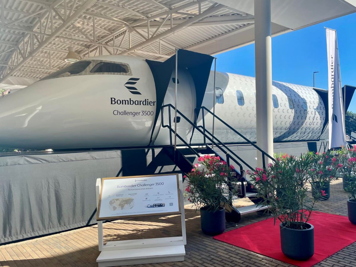 Bombardier экспонирует макет Challenger 3500 в Италии