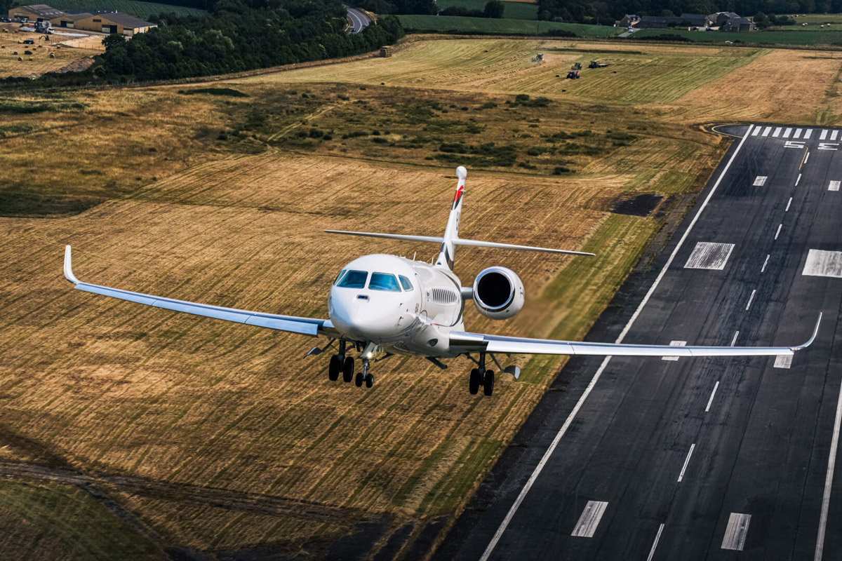 Первый Falcon 6X введен в эксплуатацию