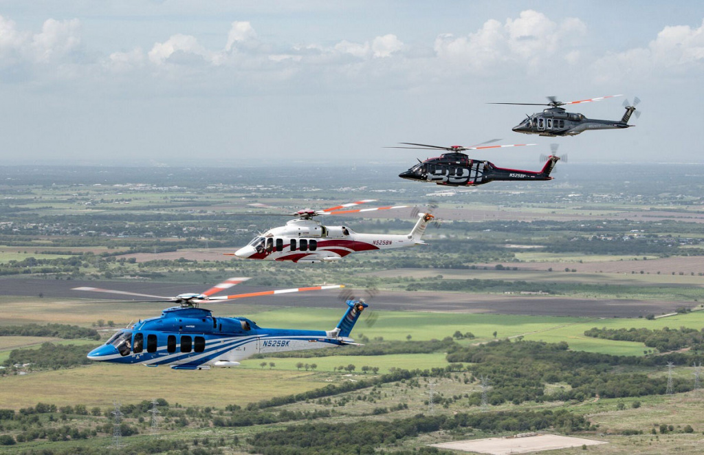 Четыре прототипа Bell 525 налетали 1800 часов