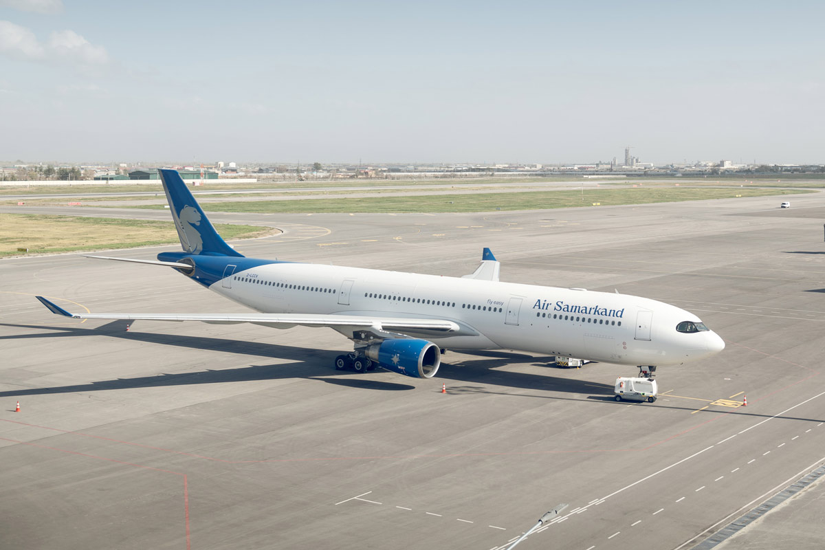 Авиакомпания Air Samarkand успешно выполнила первый пассажирский рейс