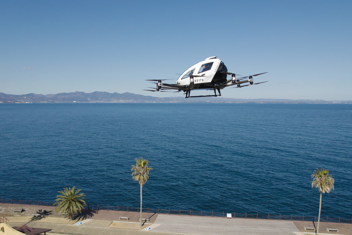 Sunriver соглашается приобрести 50 eVTOL у EHang