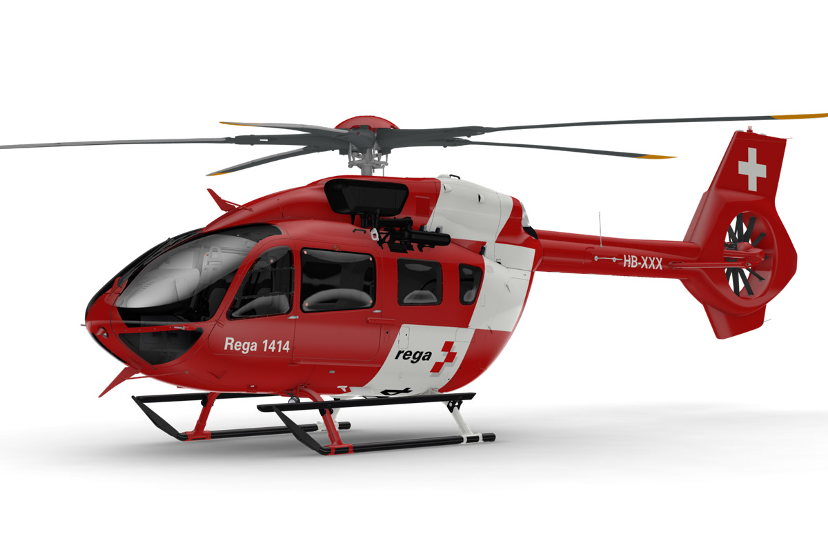 Rega заказывает девять пятилопастных H145